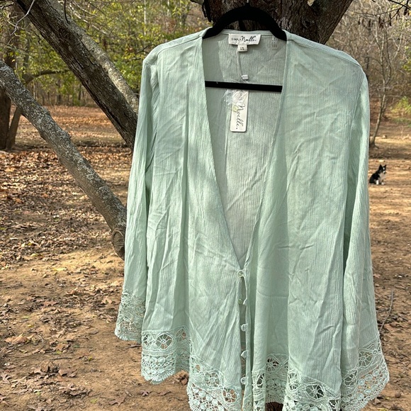 Simply Noelle lightweight laced cardigan - Picture 1 of 7